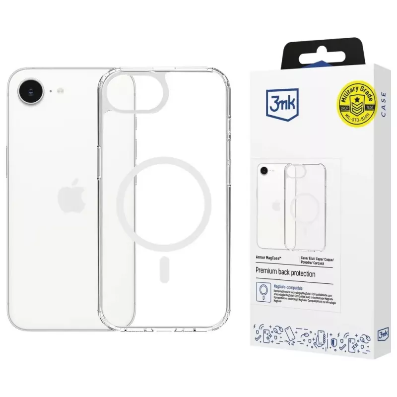 Schutzhülle 3MK Armor MagCase für Apple iPhone 16E – robustes, stoßfestes Design
