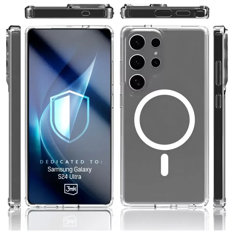 Schutzhülle 3MK Armor MagCase für Samsung Galaxy S24 Ultra – robust, leicht, magnetkompatibel
