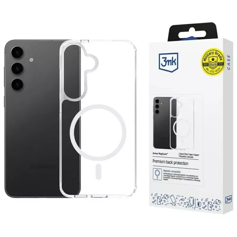 Schutzhülle 3MK Armor MagCase für Samsung Galaxy S24/S25 – robustes, schlankes Design