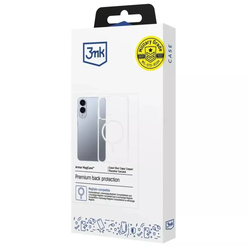 Schutzhülle 3MK Armor MagCase für Samsung Galaxy S25 Edge – schlankes, stoßfestes Design