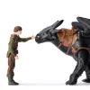 DreamWorks Dragons, Drachenzähmen leicht gemacht, Ohnezahn & Hicks, Wikinger Duo Actionfiguren, Kinderspielzeug für Jungen ab 4 Jahren