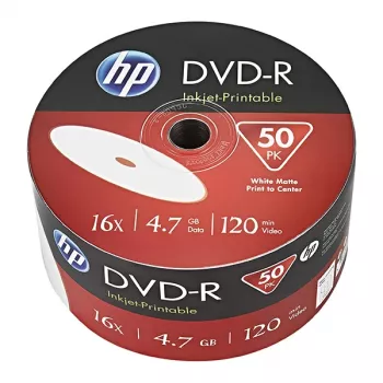 HP DME00070WIP Rohling DVD 4,7 GB DVD+R 50 Stück
