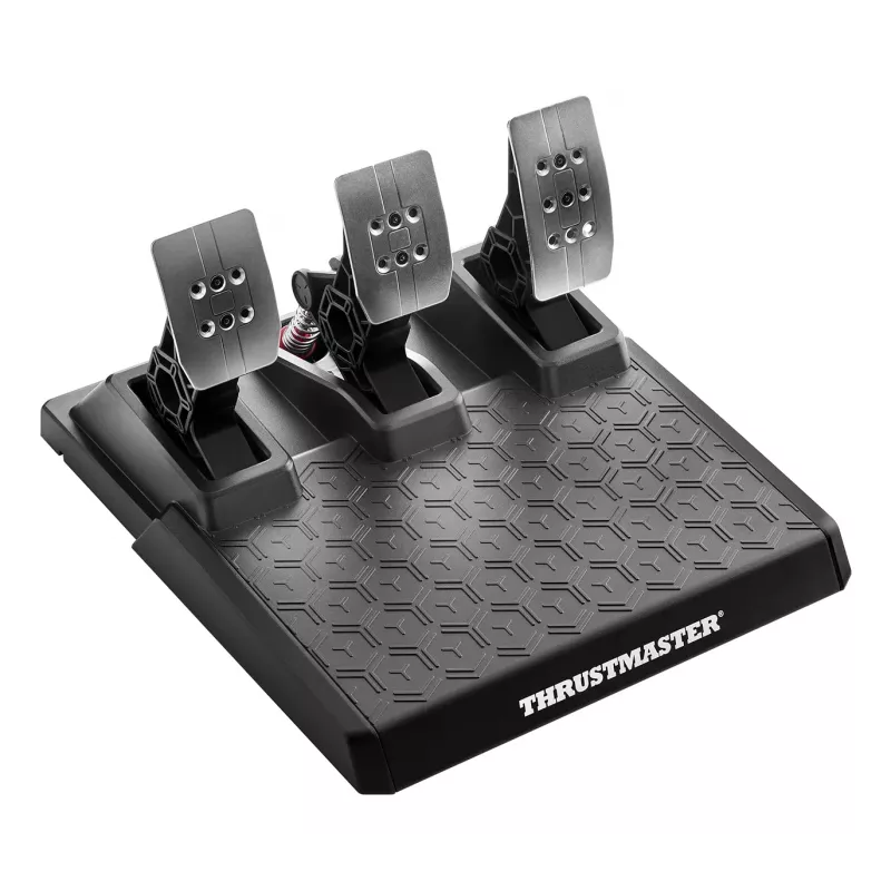 Lenkrad und Pedale Thrustmaster T248R Schwarz — USB, Hybrid-Antrieb, Force Feedback, LCD-Display, Lederlenkrad