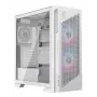 PC-Gehäuse MSI MPG VELOX 300R AIRFLOW PZ Midi Tower Weiß — ATX/EATX/MicroATX/Mini-ITX, 1×3,5 Zoll, 4×2,5 Zoll, 2×USB 3.2 Gen1, Seitenfenster