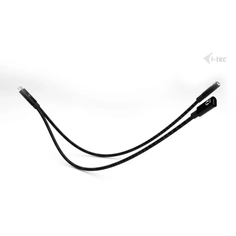 i-tec USB-C-Kabel-Splitter Audio/Daten + Power Delivery 100 W
