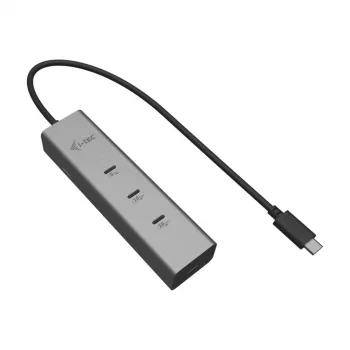 i-tec Metal USB-C Charging HUB 5-Port mit USB-C Video 8K + Power Delivery 85W