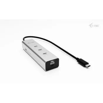 i-tec Metal USB-C Charging HUB 5-Port mit USB-C Video 8K + Power Delivery 85W