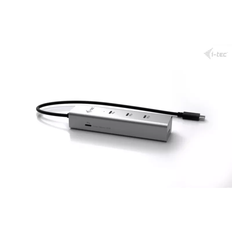 i-tec Metal USB-C Charging HUB 5-Port mit USB-C Video 8K + Power Delivery 85W