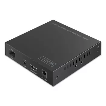 DIGITUS HDMI Fiber Receiver – für DS-55348 4K/60Hz 40 km/300m IP 1G Schwarz