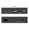 DIGITUS HDMI Fiber Receiver – für DS-55348 4K/60Hz 40 km/300m IP 1G Schwarz