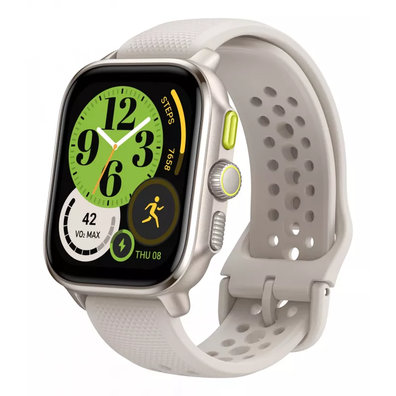 Amazfit Cheetah 4,45 cm (1,75 Zoll) AMOLED Digital 390 x 450 Pixel Touchscreen Weiß GPS (Satellit)