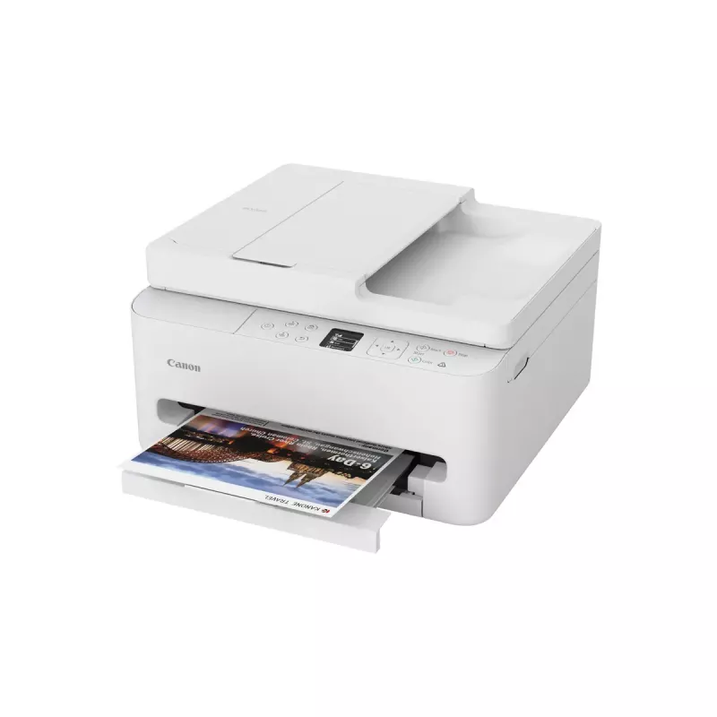 Multifunktions-Tintenstrahldrucker Canon PIXMA TS7550i — A4, 1200×1200 DPI, WLAN, Farbe Scannen/Kopieren, Duplexdruck (Weiß)