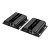 DIGITUS HDMI IP Extender Set - 4K/60Hz 120/200 m, PoE, One-to-Many, CAT, Schwarz