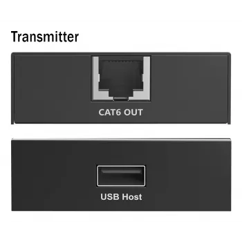 DIGITUS USB Extender - USB 2.0 4x USB-A ports 150m For use with CAT6 (or higher) Kabel