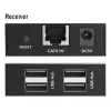 DIGITUS USB Extender - USB 2.0 4x USB-A ports 150m For use with CAT6 (or higher) Kabel
