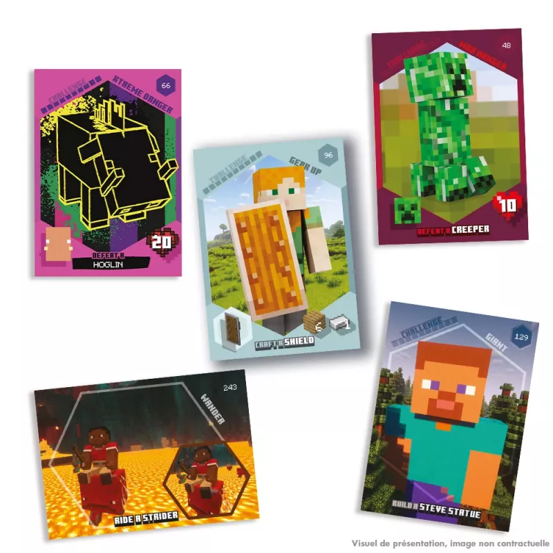 Panini Minecraft Sammelkarten Sachets Display, 18 Stk.