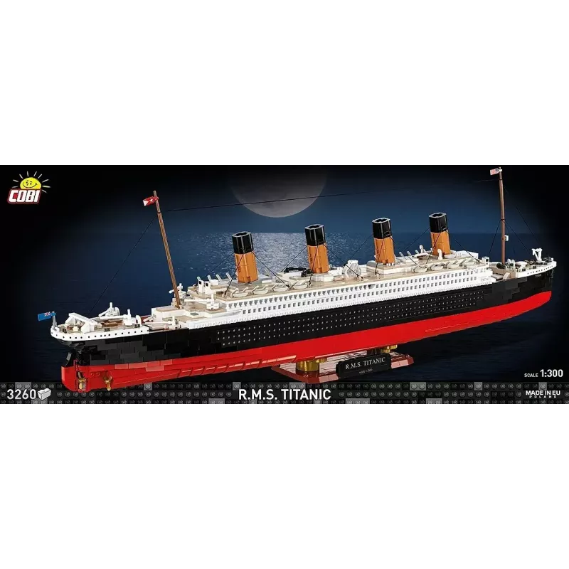 Konstruktionsset Cobi R.M.S. Titanic Modell, 3.260 Kunststoffblöcke (COBI-1686)