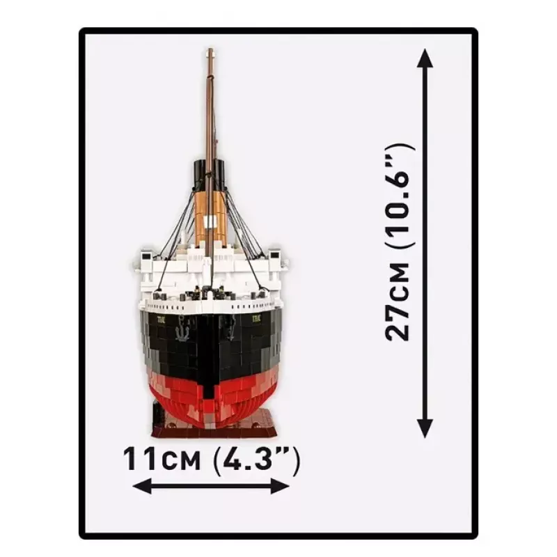 Konstruktionsset Cobi R.M.S. Titanic Modell, 3.260 Kunststoffblöcke (COBI-1686)