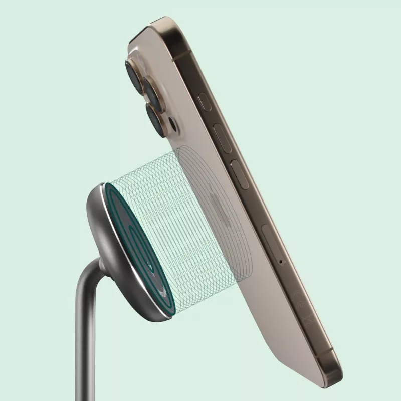 Hama 00201737 mobiles Ladegerät Kopfhörer, Smartphone Schwarz USB Kabelloses Laden Schnellladung Indoor