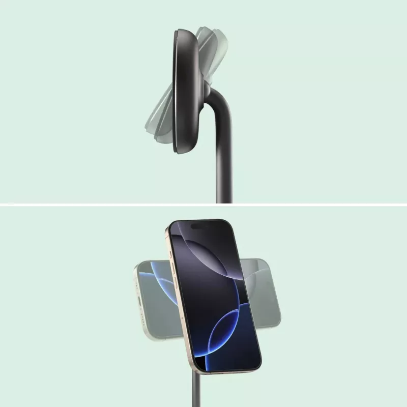 Hama 00201737 mobiles Ladegerät Kopfhörer, Smartphone Schwarz USB Kabelloses Laden Schnellladung Indoor