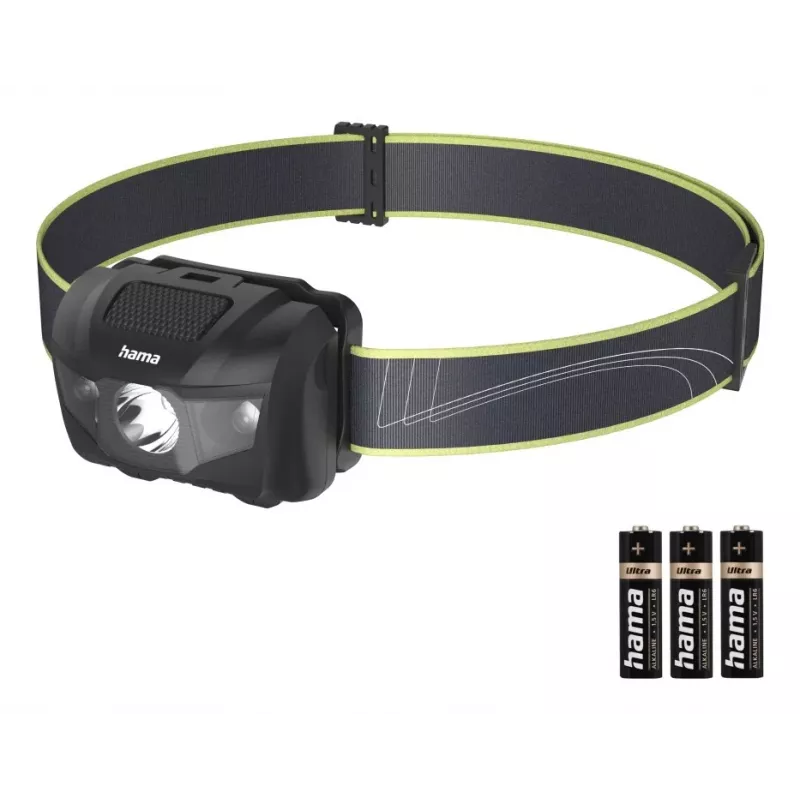 Hama HL200 Schwarz, Blau, Gelb Stirnlampe LED