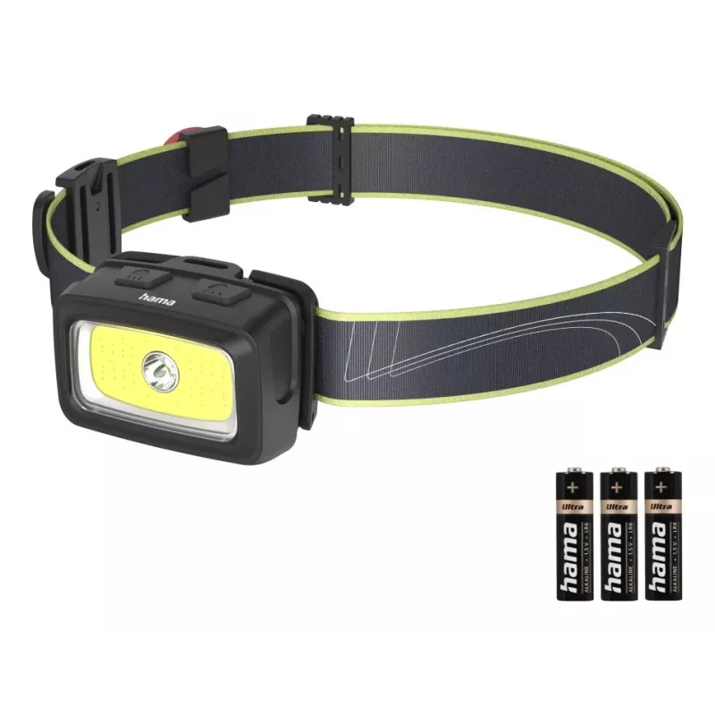 Hama HL350 Schwarz, Blau, Gelb Stirnlampe LED