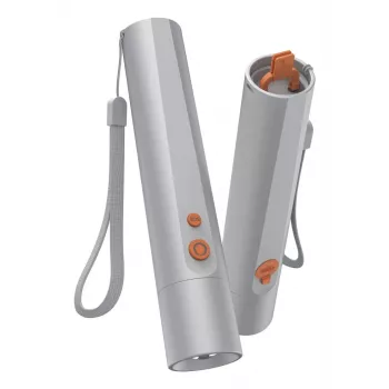 Handtaschenlampe Hama FL350-C Silber LED 3W USB wiederaufladbar