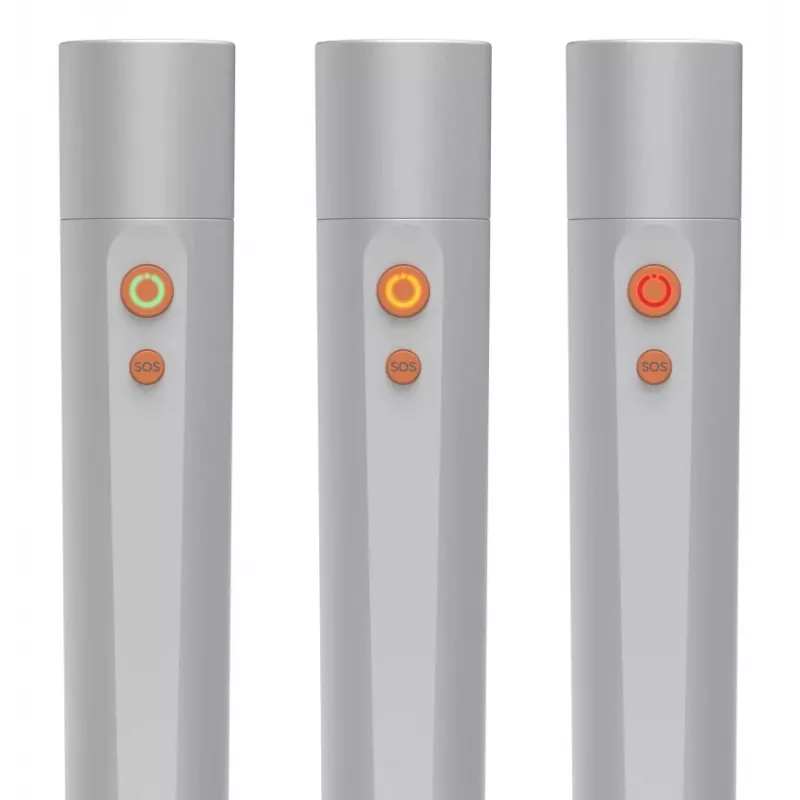 Handtaschenlampe Hama FL350-C Silber LED 3W USB wiederaufladbar