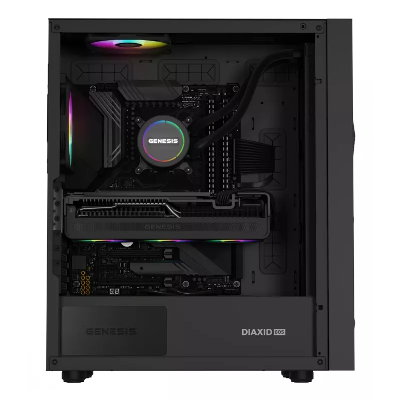 GENESIS NLG-2321 Computer-Kühlsystem Prozessor All-in-One-Flüssigkeitskühler Schwarz