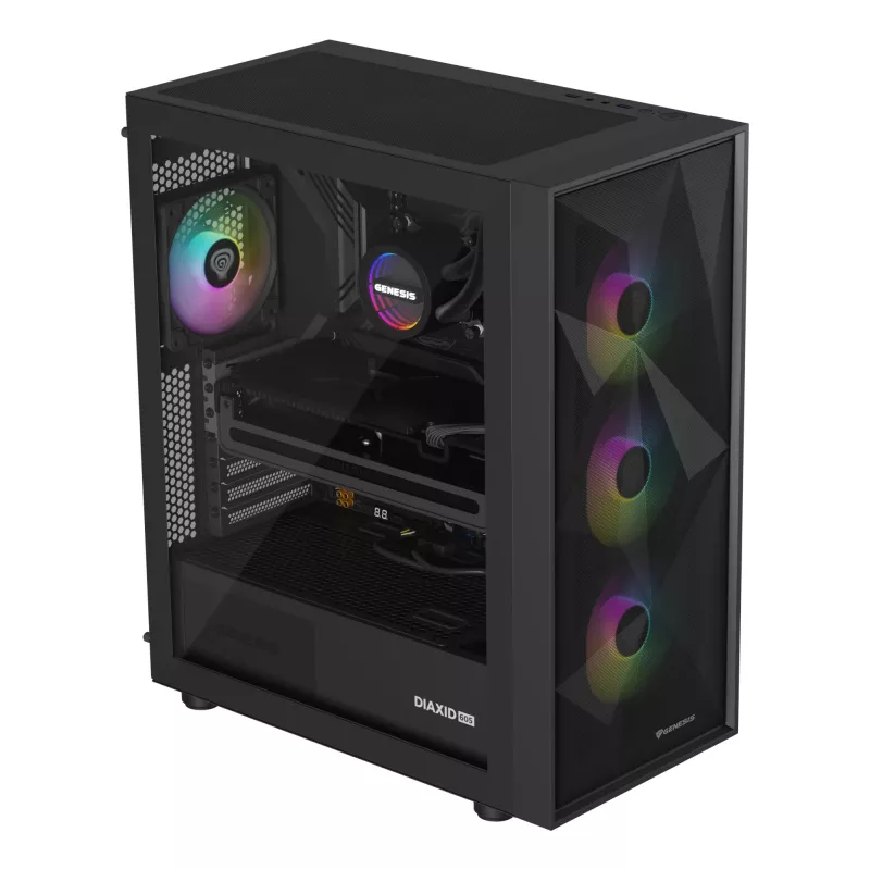 GENESIS NLG-2321 Computer-Kühlsystem Prozessor All-in-One-Flüssigkeitskühler Schwarz