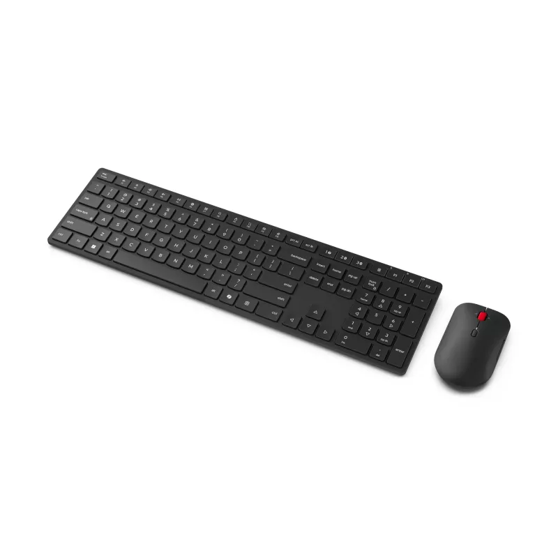 Lenovo 4X31S04810 Tastatur Maus enthalten Büro RF Wireless + Bluetooth US Englisch Schwarz