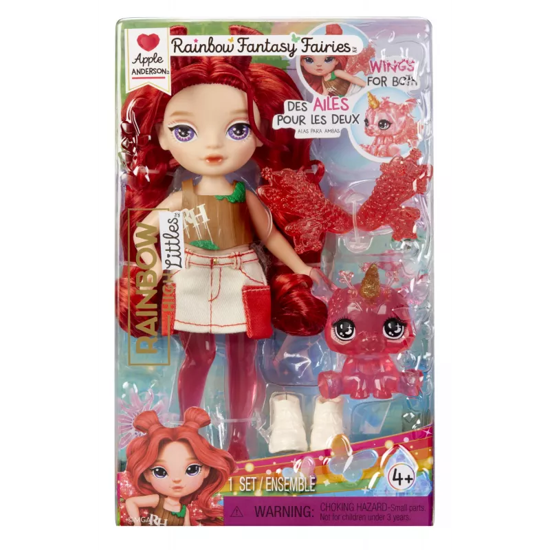 Rainbow High Littles Rainbow Fantasy Fairies Puppe- Apple (Red)
