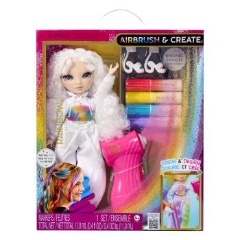 Rainbow High Air Brush & Create Fashion Dolls -Grüne Augen, Modepuppe, Weiblich, 4 Jahr(e), Junge/Mädchen, 280 mm, Mehrfarbig