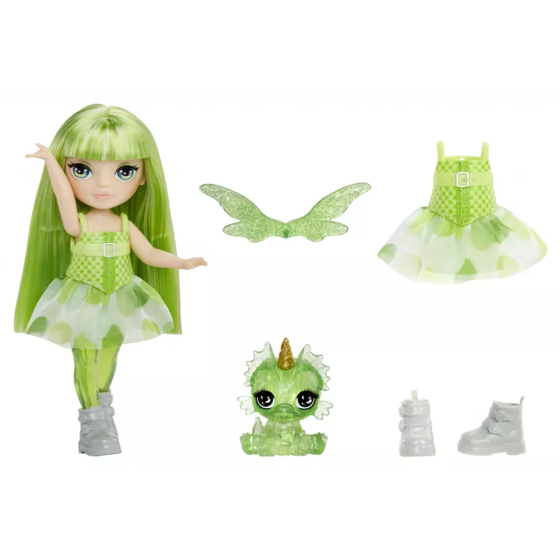 Rainbow High Littles Rainbow Fantasy Fairies Puppe - Emerald (Grün)