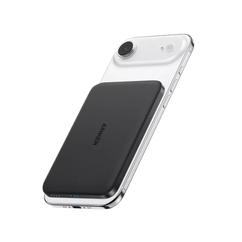 ANKER Nano Magnetic Wireless Power Bank 5000mah 15w Schwarz