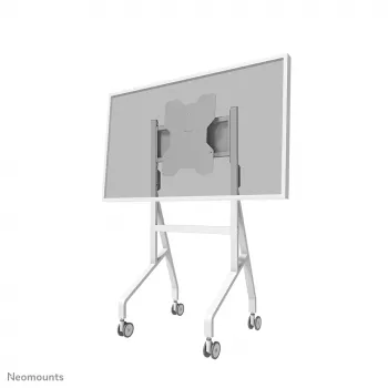 Neomounts FL50-515WH1 Samsung Flip Rollwagen für 55–65 Zoll Displays, drehbar, höhenverstellbar, weiß