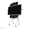 Neomounts FL50-515WH1 Samsung Flip Rollwagen für 55–65 Zoll Displays, drehbar, höhenverstellbar, weiß