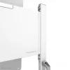 Neomounts FL50-515WH1 Samsung Flip Rollwagen für 55–65 Zoll Displays, drehbar, höhenverstellbar, weiß