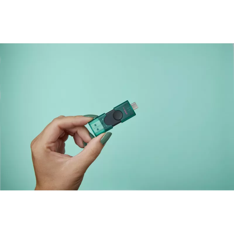 USB Flash Drive Kingston Technology 256GB USB-A USB-C 3.2 Gen 1 DuoG2