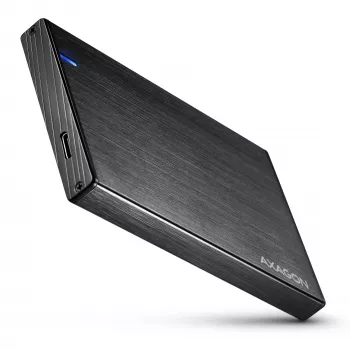 Axagon EE25-XA6C Kompakte Aluminium USB-C 5 Gbit/s – SATA 6G externe Box für 2,5 Zoll SSD/HDD