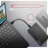 Axagon EE25-XA6C Kompakte Aluminium USB-C 5 Gbit/s – SATA 6G externe Box für 2,5 Zoll SSD/HDD