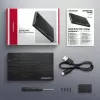 Axagon EE25-XA6C Kompakte Aluminium USB-C 5 Gbit/s – SATA 6G externe Box für 2,5 Zoll SSD/HDD