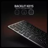 Axagon HMC-KB-CRL, USB 5Gbps Hub mit Tastatur, HDMI 4K/60Hz, 3x USB-A, SD/mSD, Audio, PD100, kyrillisches Layout