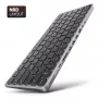 Axagon HMC-KB-NRD, USB 5Gbps Hub mit Tastatur, HDMI 4K/60Hz, 3x USB-A, SD/mSD, Audio, PD100, Nordisches Layout