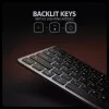 Axagon HMC-KB-NRD, USB 5Gbps Hub mit Tastatur, HDMI 4K/60Hz, 3x USB-A, SD/mSD, Audio, PD100, Nordisches Layout