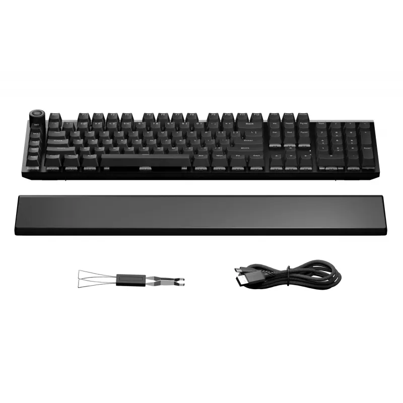 be quiet! Light Mount Silent Linear US ANSI Tastatur Gaming USB QWERTY US English Schwarz