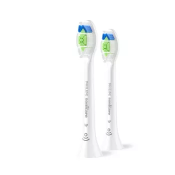 Aufsteckbürsten Philips HX6062/87 Ersatz 2er-Pack, mittlere Borsten, weiß