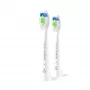 Aufsteckbürsten Philips HX6062/87 Ersatz 2er-Pack, mittlere Borsten, weiß