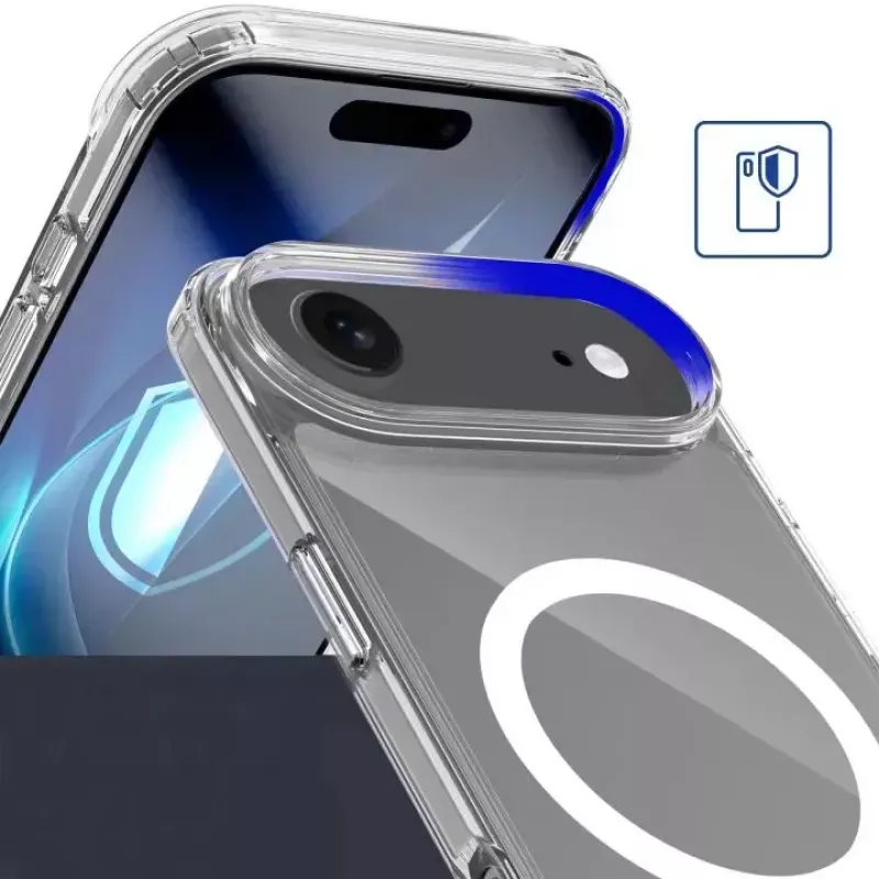 3MK Hülle für Apple iPhone 17 Air – transparente TPU/PU-Hülle, passend für 6,5 Zoll (16,5 cm) Bildschirm