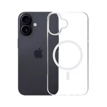 Handyhülle 3MK für Apple iPhone 17, transparente TPU/PU-Hülle, für 6,3 Zoll (16 cm) Bildschirm